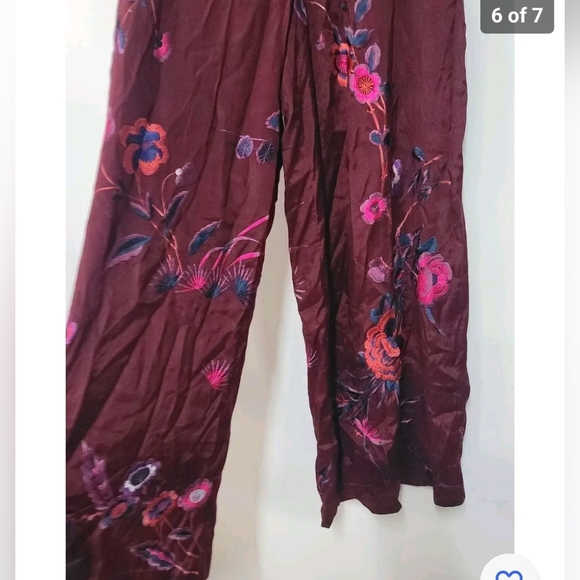 Free People Mimi Embroidered Set (Pants Only ) - Picture 6 of 8